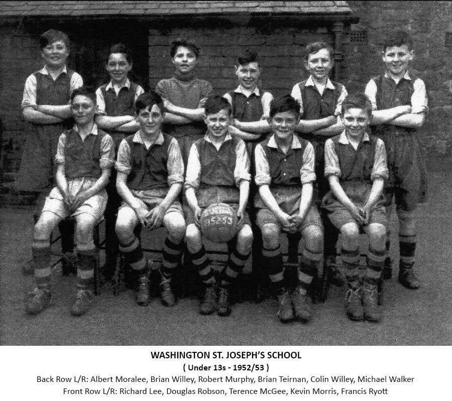 St. Joseph's School Football Team, 1952/53