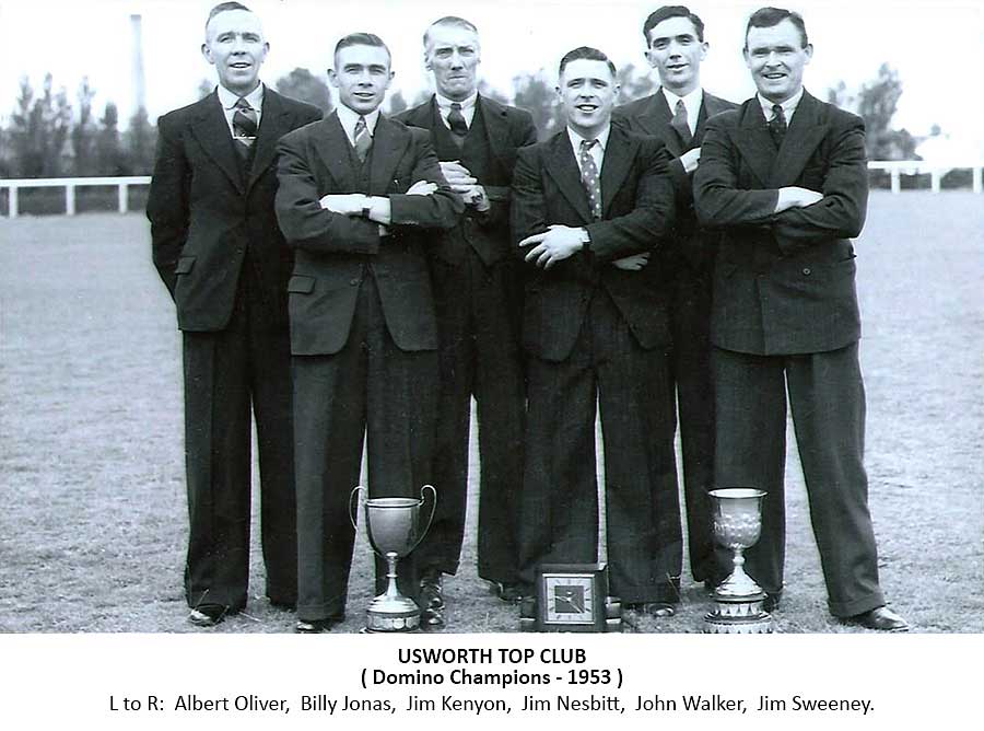 Usworth Top Club Domino Champions - 1953