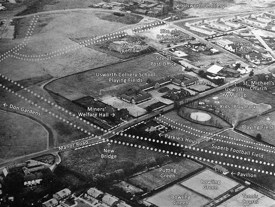 Northumberland Way - Route through Usworth park.