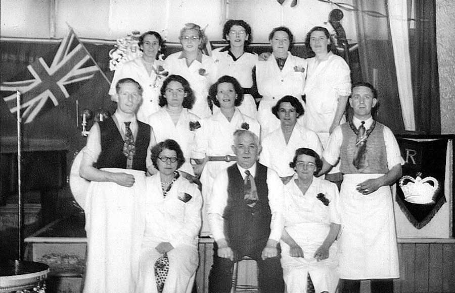 The Top Club Staff - 1953