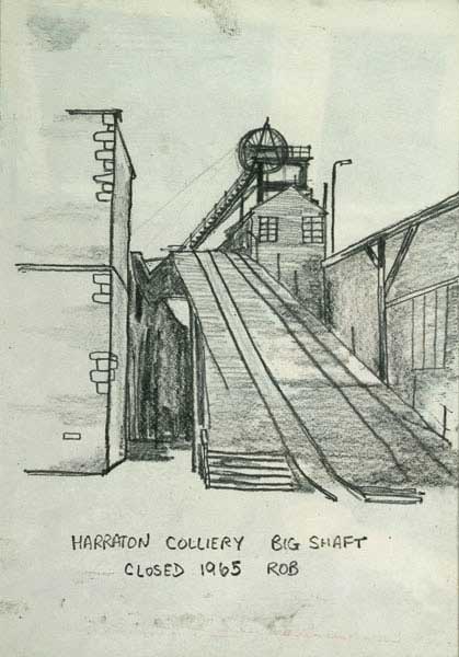 Sketch Harraton Colliery