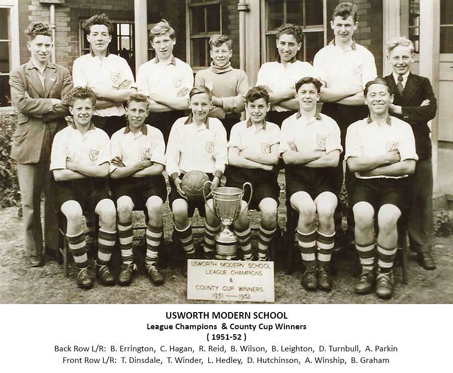 Usworth Seniors Football Team - 1951/52