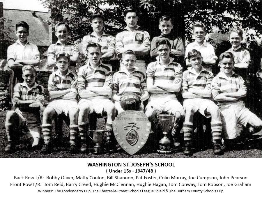 St. Joseph's School Football Team, 1947/48