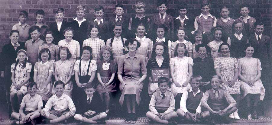 Glebe School - Class (unknown), 1950