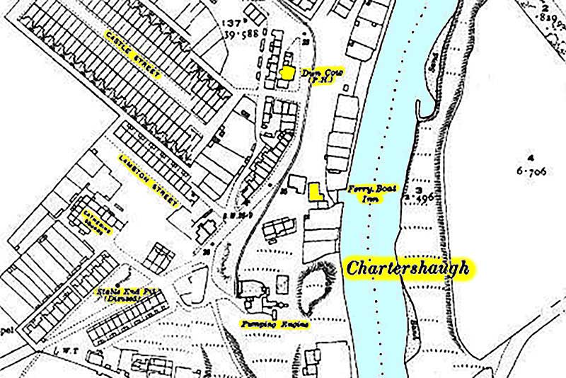 Map Chartershaugh