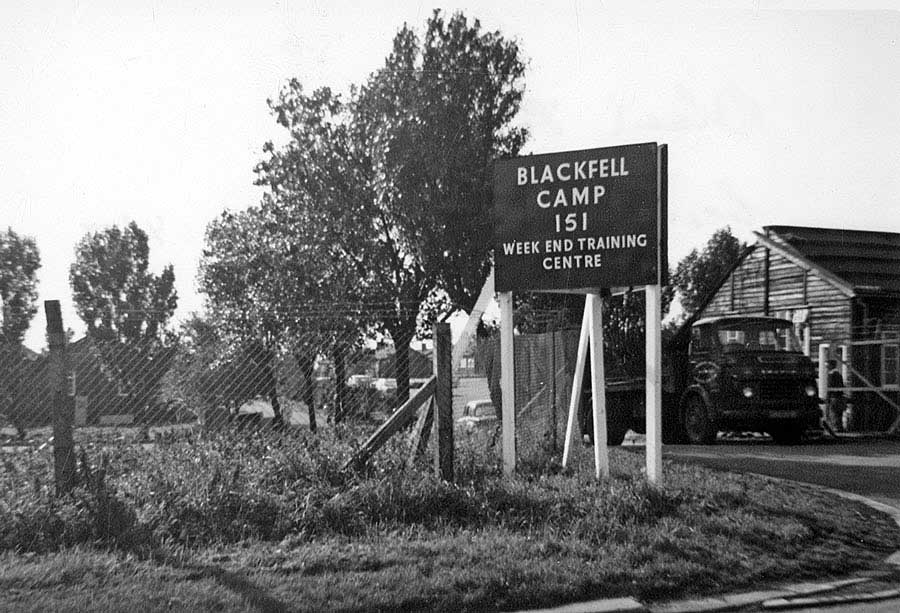 Entrance to Army Camp
