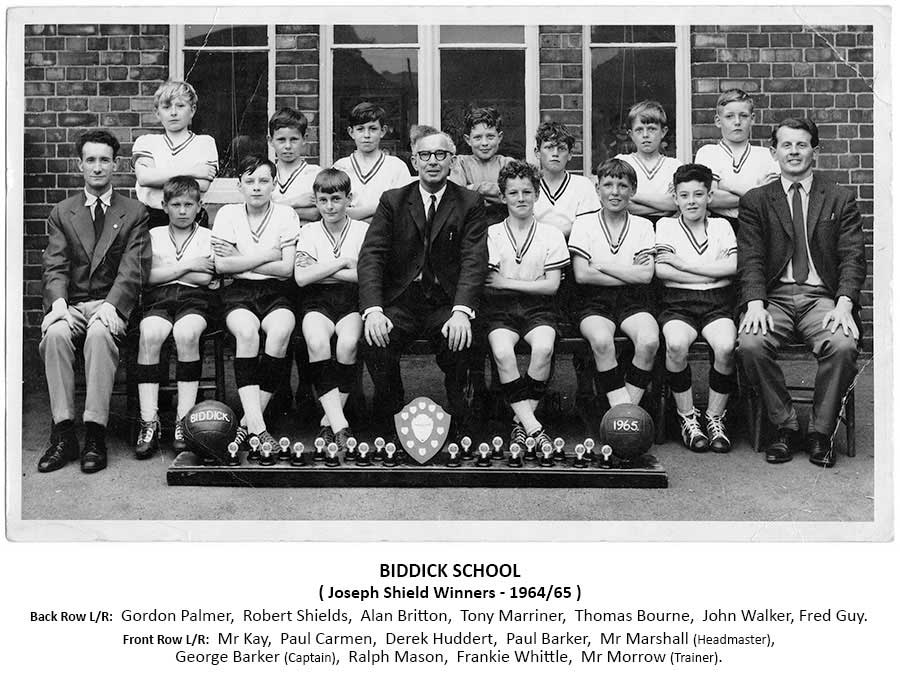 Biddick School Football Team