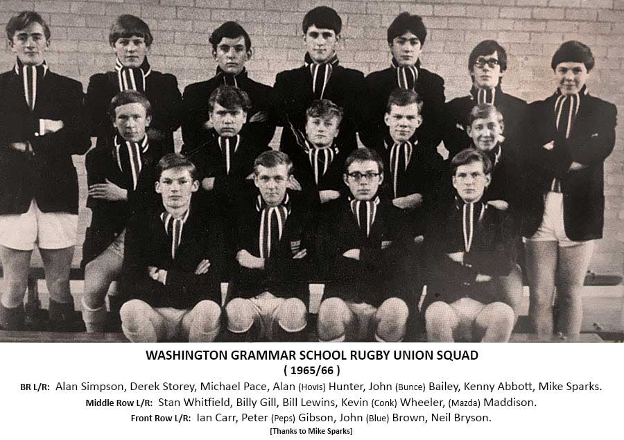 WGS Rugby Union Team 1965/66