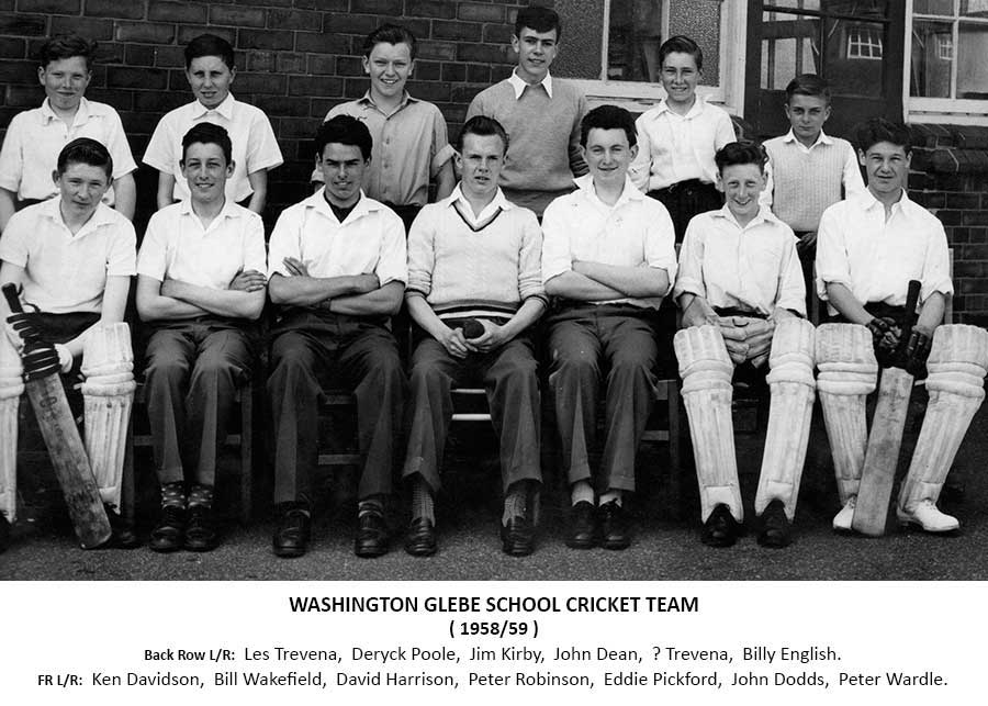 Washington Glebe Cricket Team c.1958