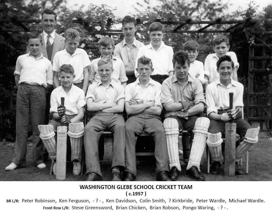 Washington Glebe Cricket Team c.1956/57