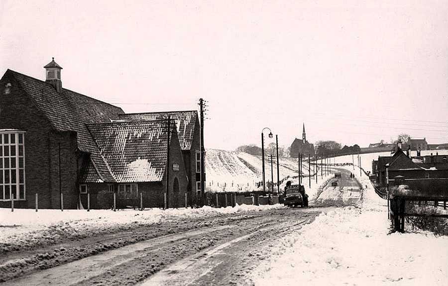 Looking up Bonemill Lane