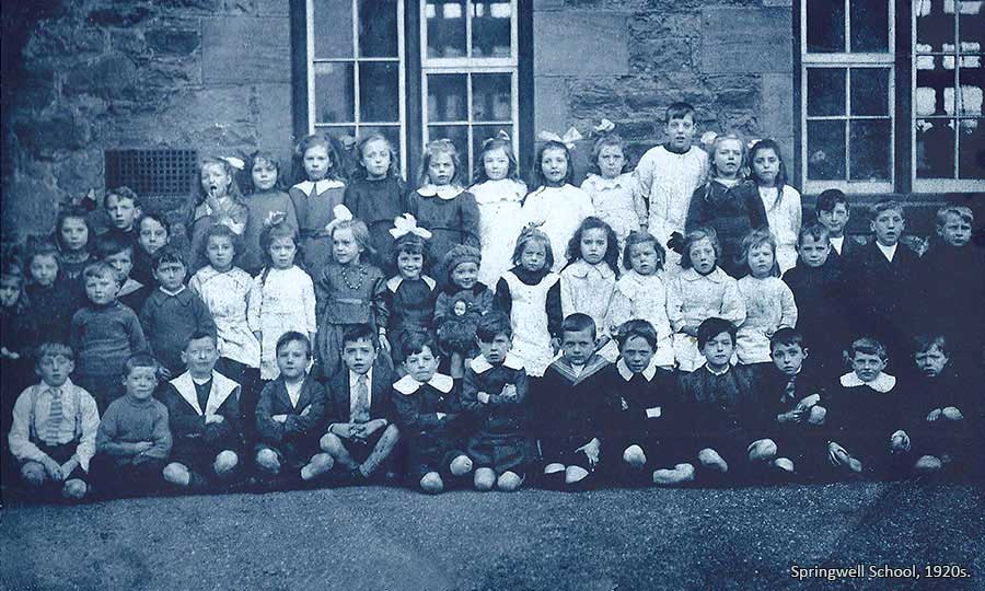Springwell School Pupils, circa 1920s.