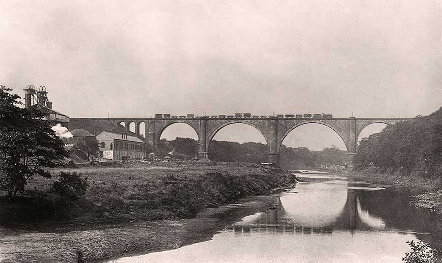 North Biddick Colliery / Victoria Bridge / River Wear.