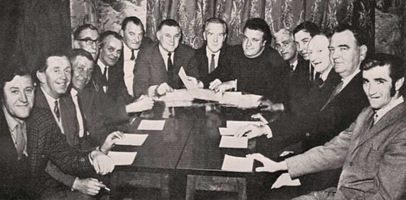 North Biddick Club Committee c.1970.