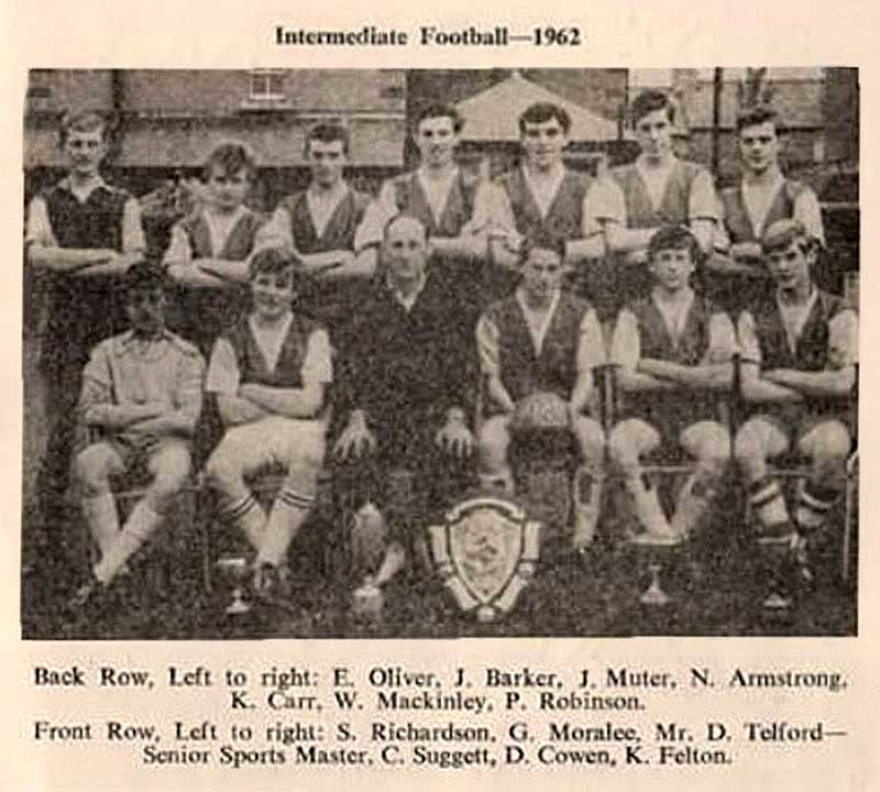 WGS Intermediate Football Team 1962