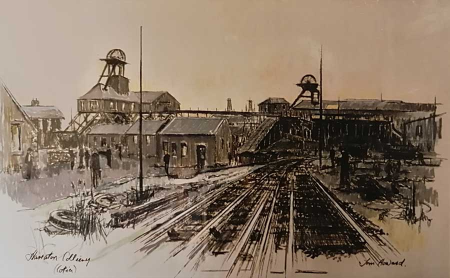 Sketch Harraton Colliery