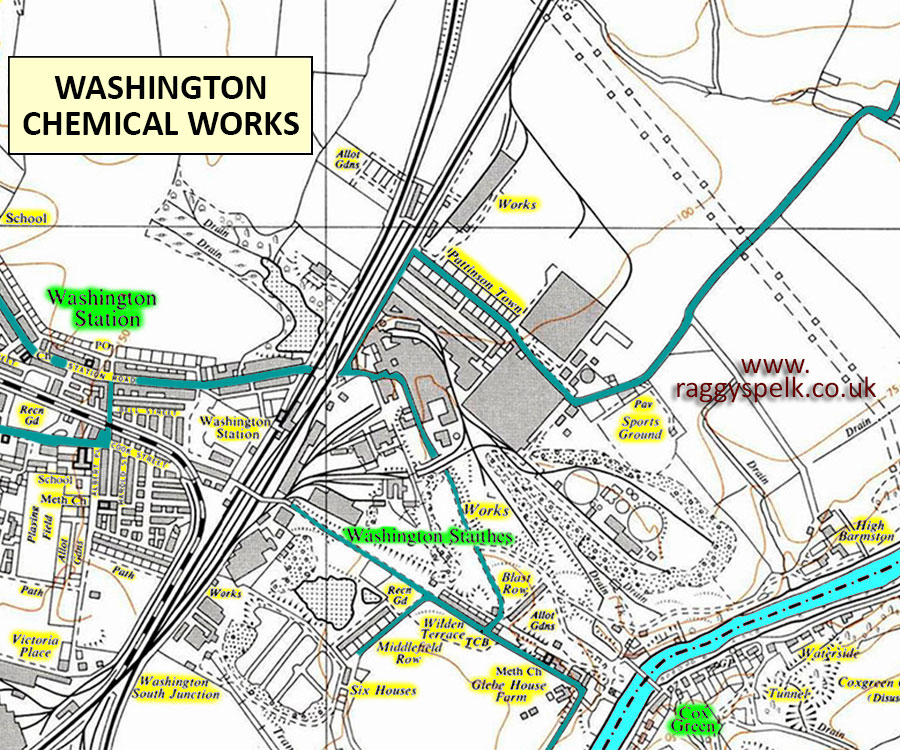 Map of Washington Chemical Works
