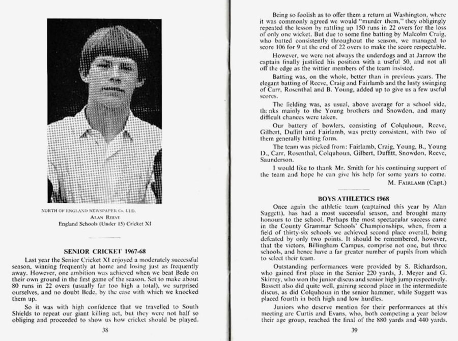 School Magazine Sports 1968 - 1