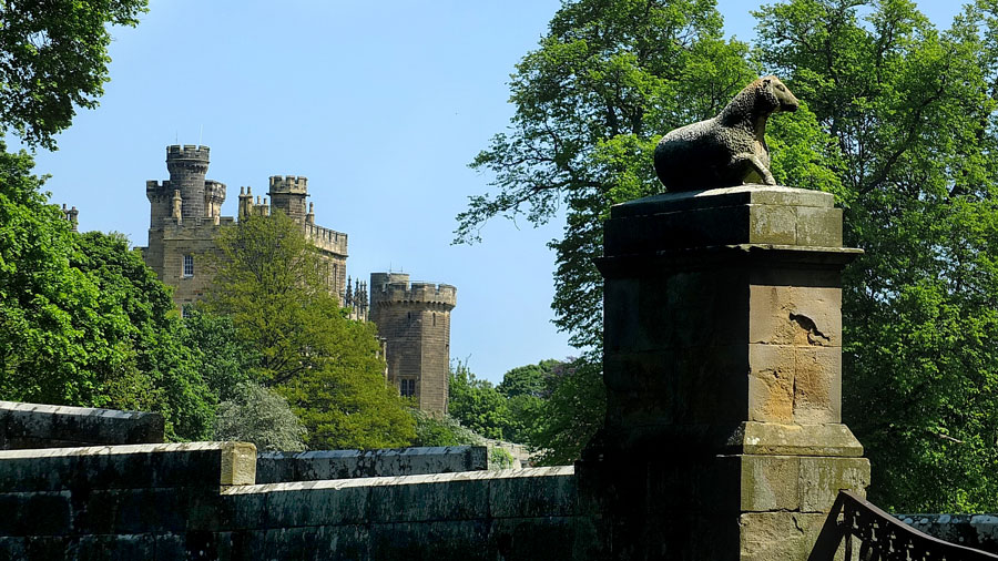 Lambton Castle from Lamb Bridge