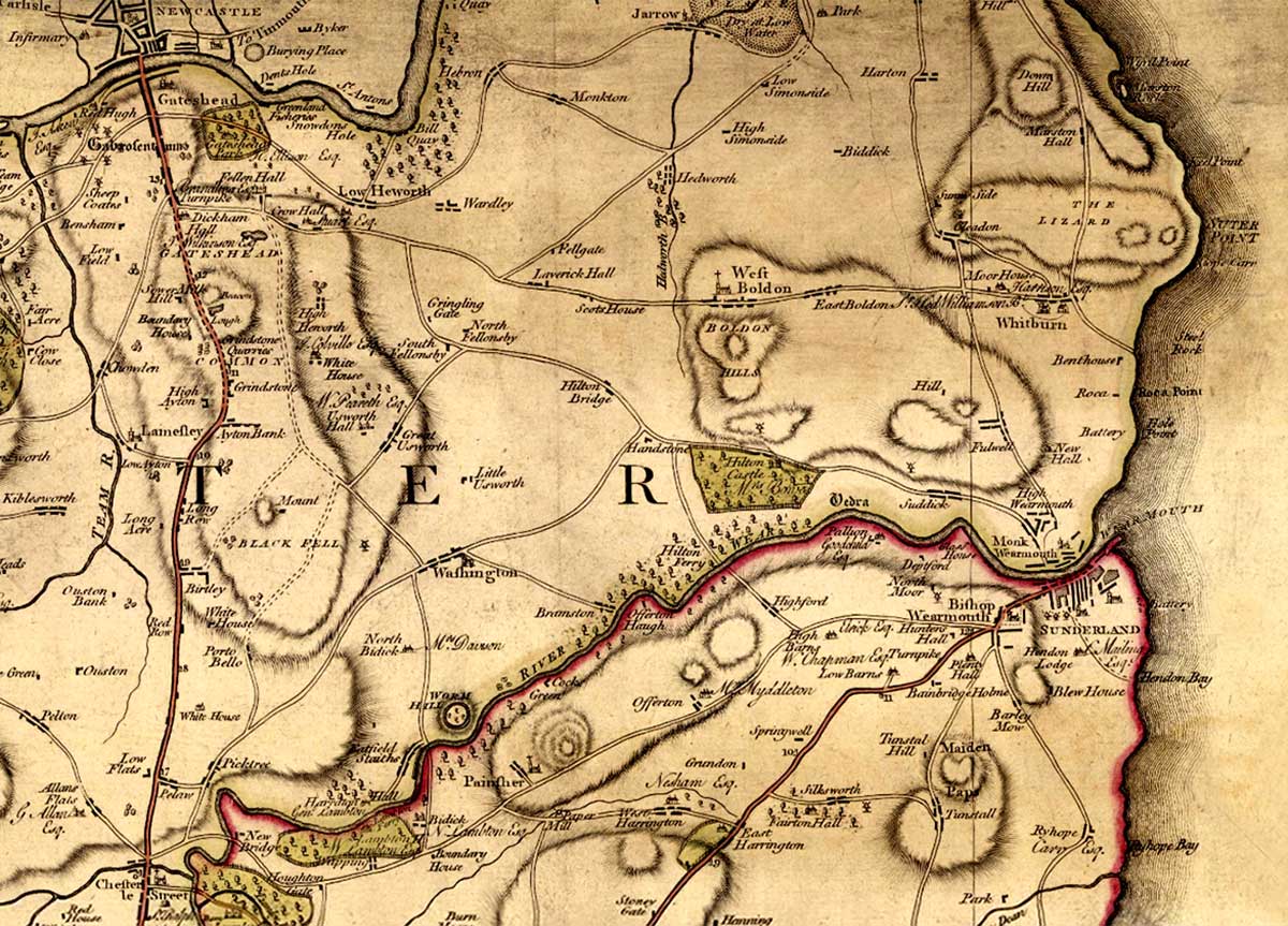 Washington Map 1768