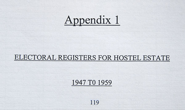 Appendix 1 Electoral Register