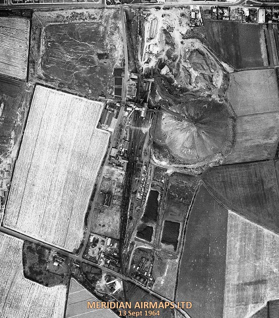 Aerial View of 'F' Pit