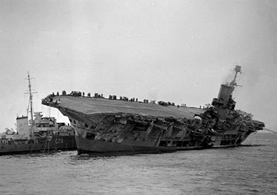 HMS Ark Royal Sinking