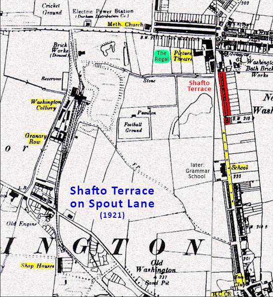 Map of Shafto Terrace
