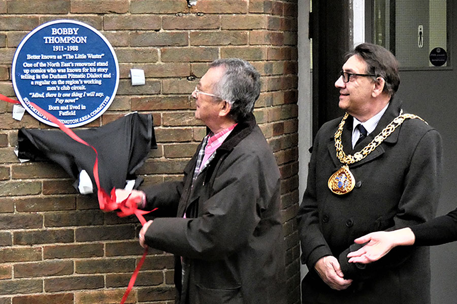 Keith Unveiling The Plaque