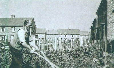 Richard in garden