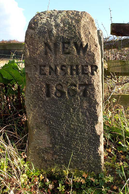 Very Old Road Marker