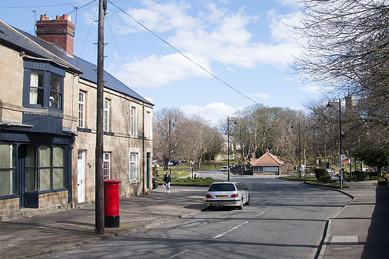 Now - Village Lane, Smithy, Church