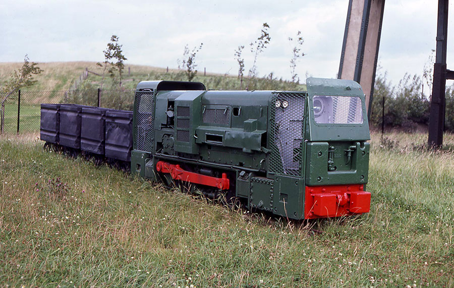 Then - The Loco at the 'F' Pit Museum - 1978