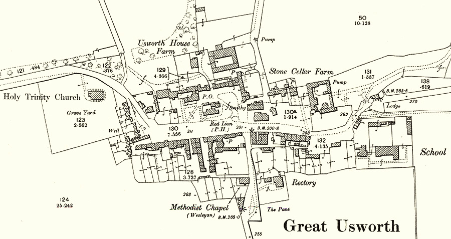 Map: Great Usworth