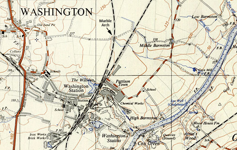 Marble Arch - Map 1937-61