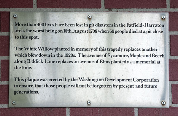 Plaque on Substation Wall