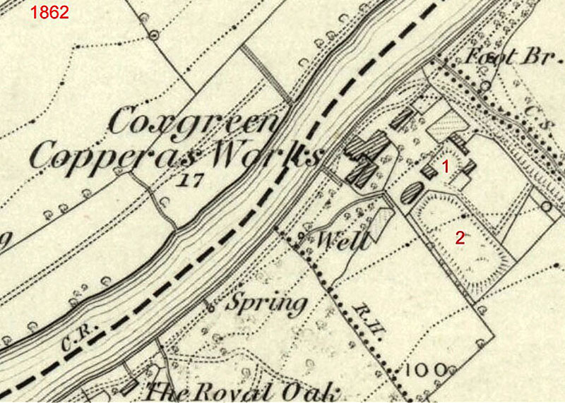 1862 Map of Copperas Works