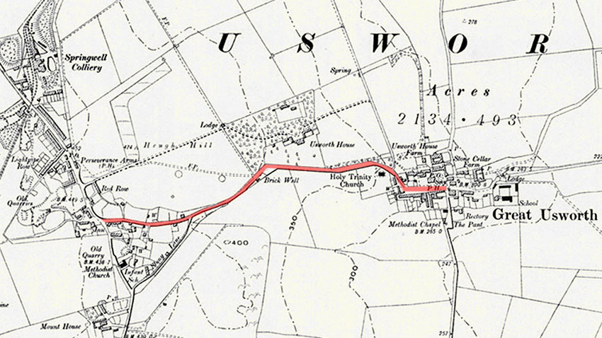 Map - Peareth Hall Road